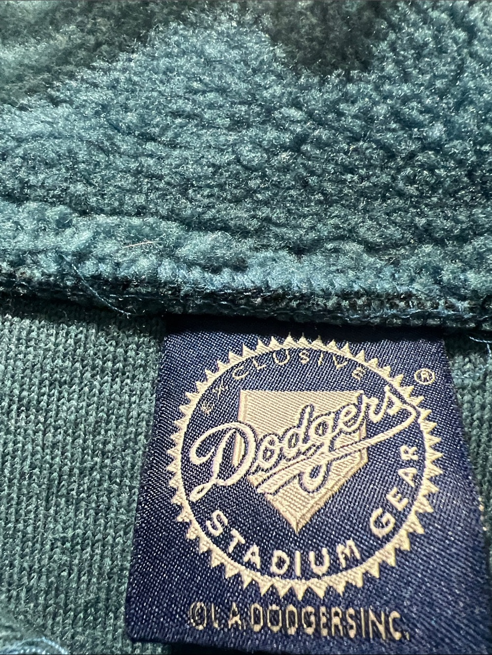 Dodgers Stadium Gear Cozy Blue Quarter-Zip Fleece Pullover - Women - Picture 2 of 9